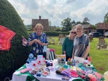 A stall at the fete