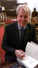 Earl Spencer signs books